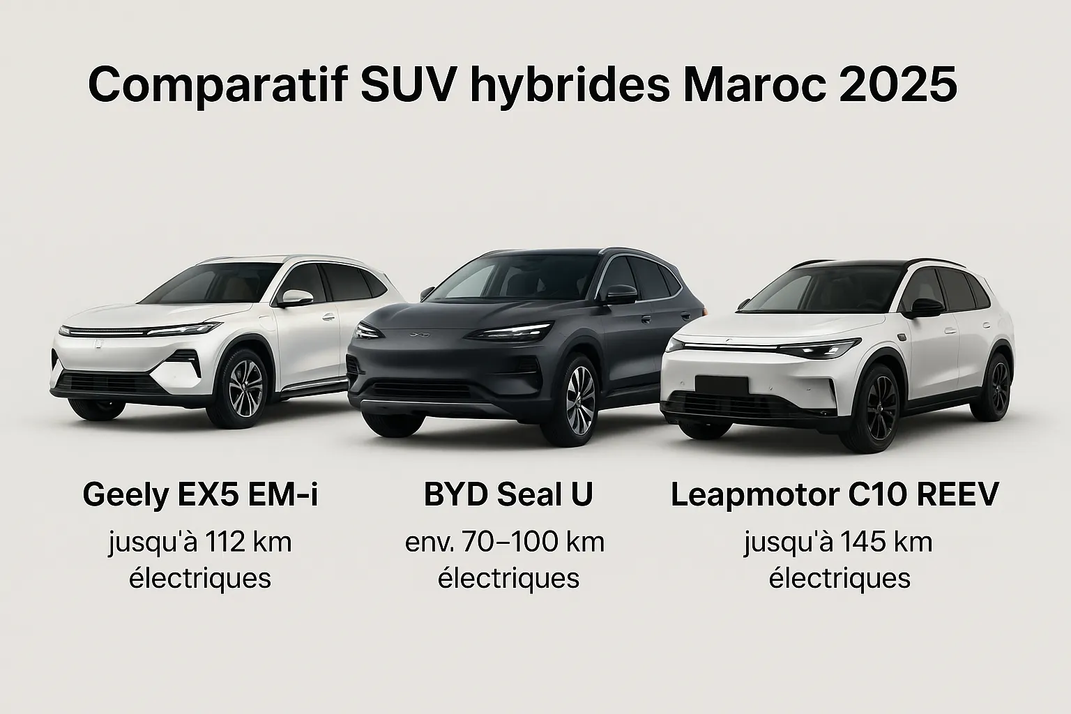 comparatif suv hybride maroc